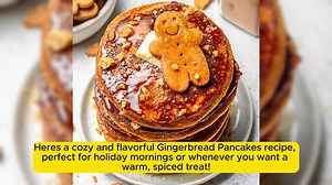Cozy Gingerbread Pancakes