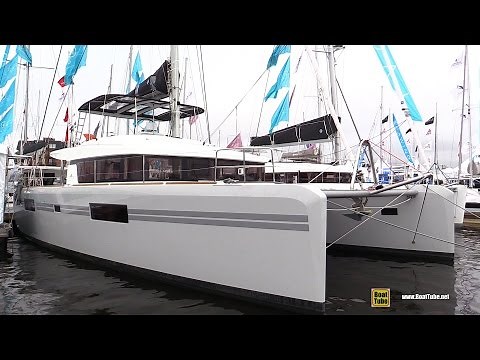 2017 Lagoon 52 F Catamaran - Deck and Interior Walkaround - 2016 Annapolis Sailboat Show