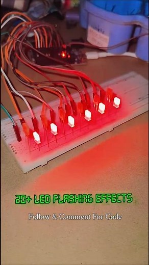 20+ LED Flashing Effects 🔥 #shorts #led
