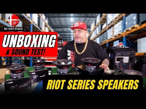 B2 Audio Riot Series Speakers | Full Demo & Sound Test Showcase