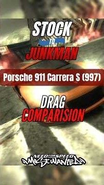 Porsche 911 Carrera S (997) — All Performance Upgrades Drag Comparison | NFS Most Wanted