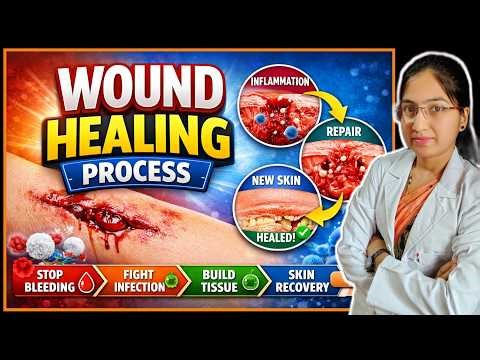 Wound Healing Process | From Injury to Healing | Step-by-Step Inside Your Body | Pathology