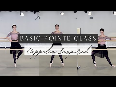 Basic Pointe Class | Coppelia Inspired 💖 | Simple but HARD! All Levels | Kathryn Morgan
