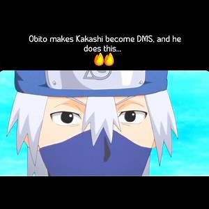 Obito makes Kakashi become DMS, and he does this... | Naruto Anime Reels