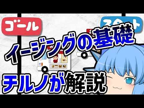 【YMM】イージングって何？チルノがわかりやすく解説【AviUtl】