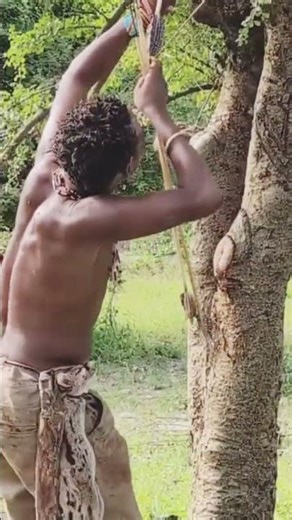 Amazing Traditional Hunting Technique in the Wild! #shorts
