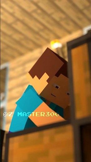 steve prank by himself 😅 #minecraftanimation #minecraft