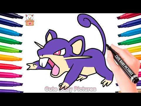 How to Draw Cute Pokemon Rattata
