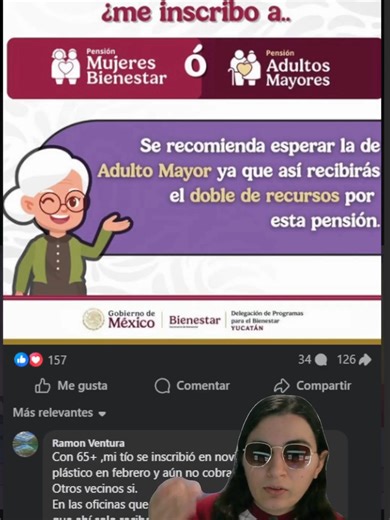 YA VOY A CUMPLIR 65 AÑOS ¿ME INSCRIBO EN PENSION ADULTOS MAYORES O EN MUJER BIENESTAR? DELEGADO NOS EXPLICA #claudiasheimbaum #pensionbienestar