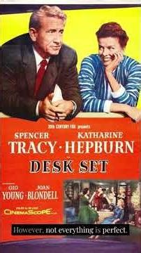 Desk Set (1957) — Hepburn & Tracy’s Smartest Comedy | Technology, Romance & Timeless Lessons#DeskSet