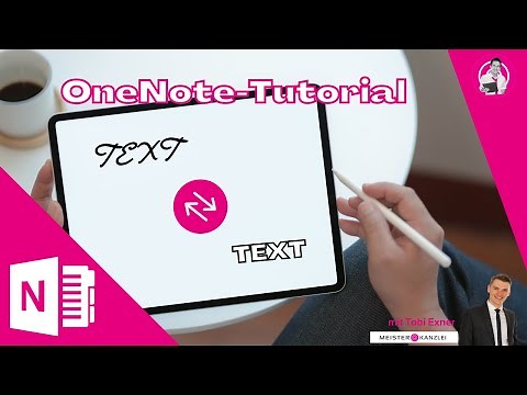 OneNote-Tutorial: Automatische Handschrift zu Text Umwandlung