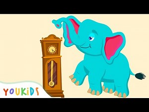 Hickory Dickory Dock | Oh No... Elephant | YouKids Nursery Rhymes