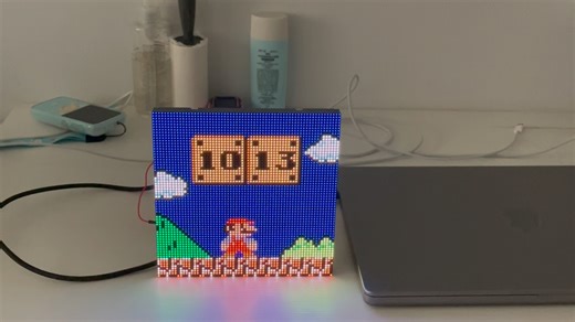 基于 ESP32的Clockwise马里奥时钟