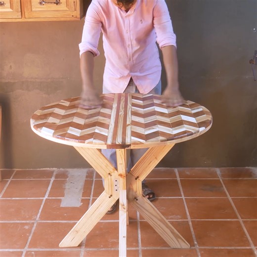 588K views · 9.7K reactions | Impressive Folding Dinning Table Making | Woodworking Tools TV | Facebook