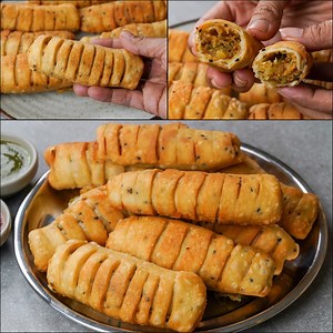 157K views · 383 reactions | Potato Roll Samosa Recipe | Aloo Samosa | Easy Potato Snacks | Delicious Samosa Recipe | N'Oven Foods | Facebook