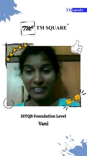 Let's Hear What Our Learner had to Say, ISTQB Foundation Training, ISTQB Certifications #tmsquare