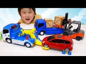 はたらくくるま レッカー車＆フォークリフト Tow Truck & Forklift【かとちゃん】