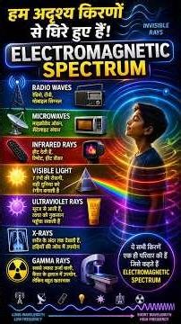 Electromagnetic Spectrum Explained in Hindi #electromagnetic_waves #waves