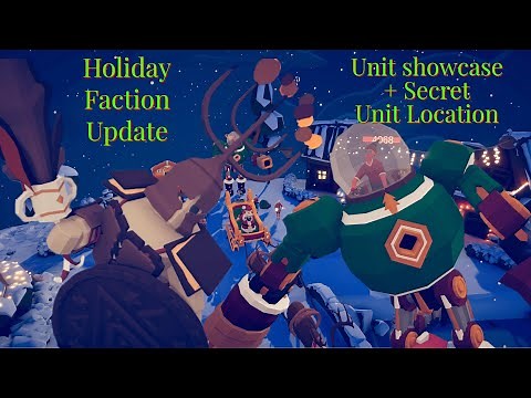*MOD* Totally Accurate Battle Simulator Holiday faction update showcase, secret unit locations &more