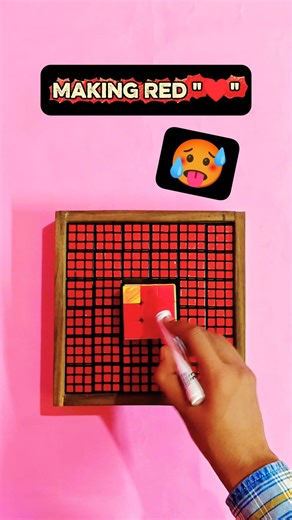 Making All Cubes Red "♥️"😱 #viral #rubikscube #shorts 👍