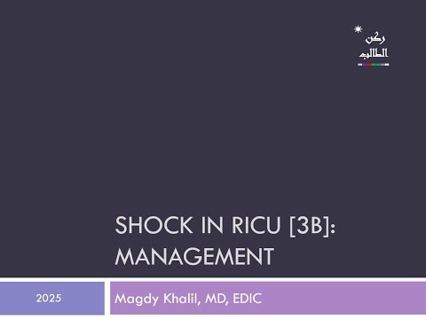 Fluid resuscitation in shock