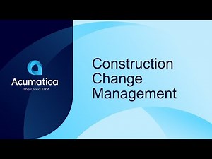 Construction Change Management
