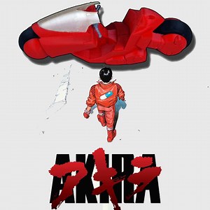 3D Printable AKIRA - Kaneda's Bike by Marco Autilio