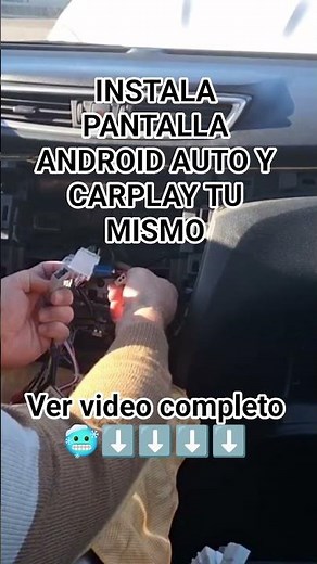 Install an Android Auto screen yourself, very easy.