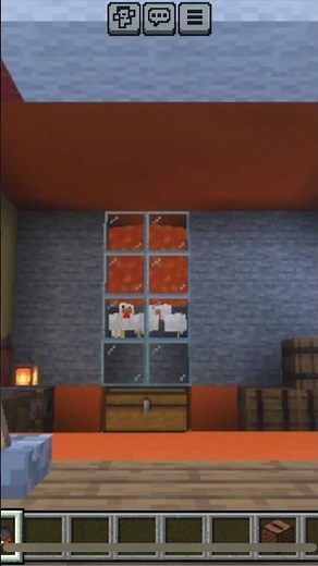 i made my own KFC in Minecraft #minecraft #lavachicken #gaming