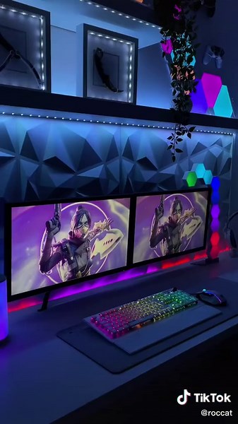 It's game time #gaming #roccat #pc #pcsetup