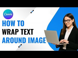 How to Wrap Text Around an Image in Canva | Easy Design Trick