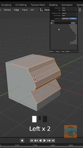 Unlock Different Bevel Edge Profile in Blender
