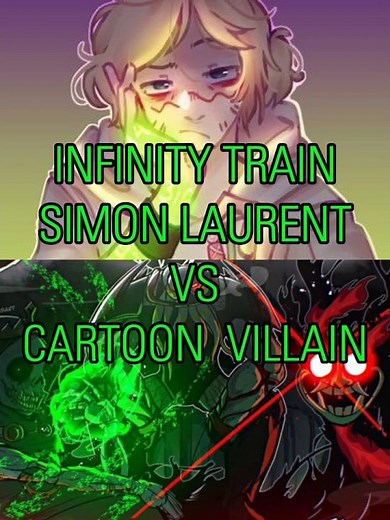 SIMON LAURENT VS CARTOON VILLAIN ( WRITING ) INFINITY TRAIN #brothertwo #cartoon #infinitytrain