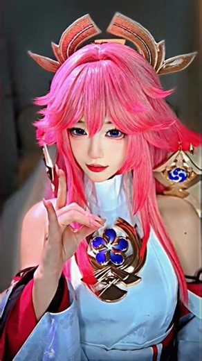 JJ✿Cosplay Yae Miko💝 #shorts #cosplay #yaemiko #game #genshinimpact #douyin #fypシ