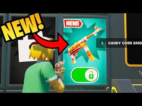 NEW Candy Corn SMG in 1vs1 with every gun Fortnite