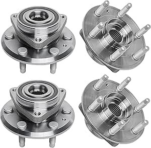AUTOCLUB ABS Models Front or Rear Wheel Bearing Hub for 2009-2017 Chevy Traverse - 2007-2017 GMC Acadia Limited - 2008-2017 Buick Enclave - 2007-2010 Saturn Outlook Replacement 4pc Set - 513277
