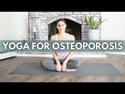 YOGA FOR OSTEOPOROSIS AND LOW BONE DENSITY - Safe yoga poses for osteoporosis and osteopenia