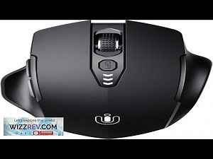 Uineer Wireless Bluetooth Mouse Upgraded Rechargeable (BT 5.0 4.0+2.4G Hz) Computer Mouse