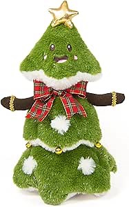 Cuddle Barn - Rockin' Roland | Animated Musical Christmas Tree Plush Toy Sings and Dances, 14 inches