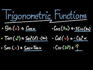 Derivatives of Trigonometric Functions