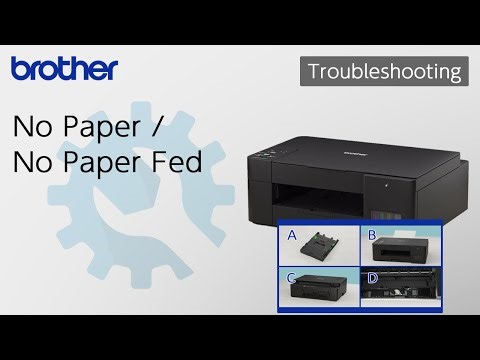 No Paper / No Paper Fed [Brother Global Support]