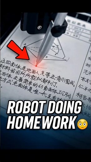 This Robot Just Did Homework Like a Human 😳.