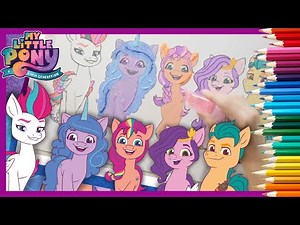 My Little Pony: A New Generation 🦄 Color your favorite ponies | Kids craft | MLP Gen 5 Movie