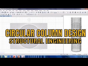 RCC circular column design using Etabs tutorial