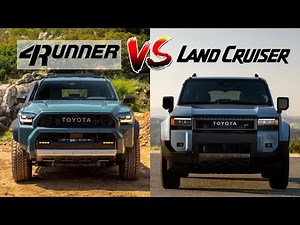 2025 Toyota Land Cruiser vs 2025 Toyota 4Runner | Off-Road SUV Battle