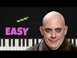 The Addams Family│EASY Piano Tutorial│RIGHT HAND 🤚