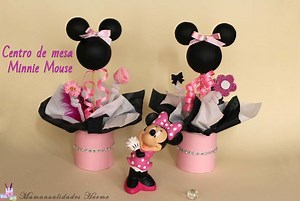22K views · 262 reactions | Como hacer centros de mesa de Minnie Mouse Video completo en → https://www.youtube.com/watch?v=FgaKa0fcNcg | Manualidades Herme | Facebook
