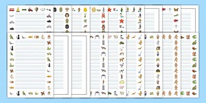 Twinkl Handwriting: EYFS/KS1 Handwriting Page Border Pack