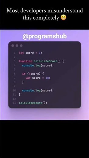 Most Developers misunderstanding This #javascript #codewithharry