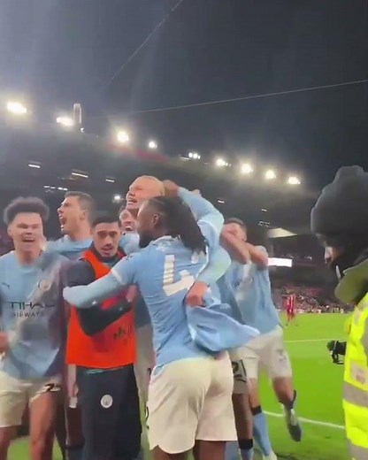 HAALAND GOES CRAZY! 😱 WINNING GOAL SPARKS INSANE CELEBRATION! #football #footballhighlights